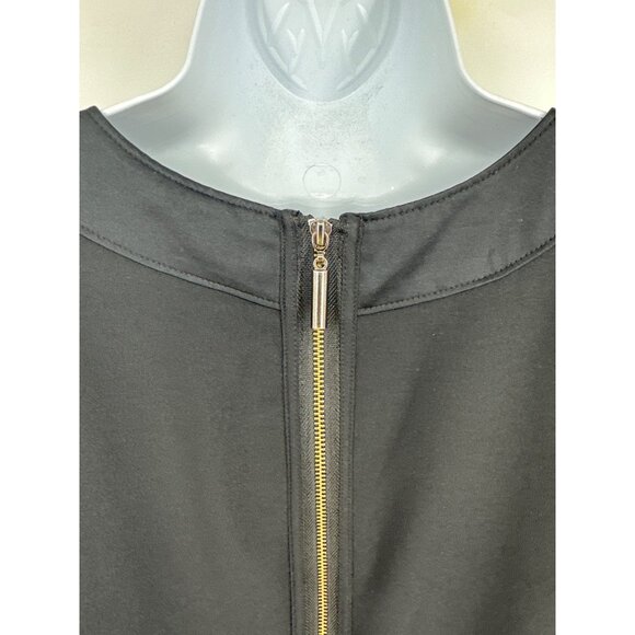 Lane Bryant Black Sleeveless Top With Back Zipper & Side Slits Plus Size 16 - Picture 5 of 9